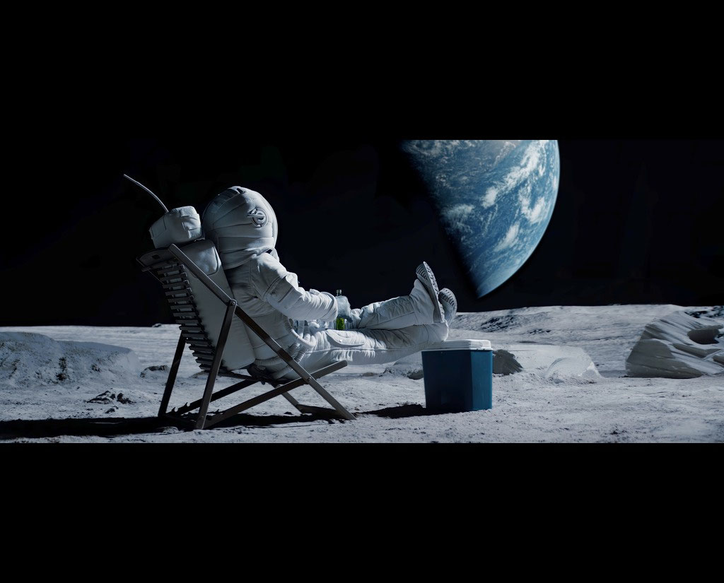 astronaut on moon