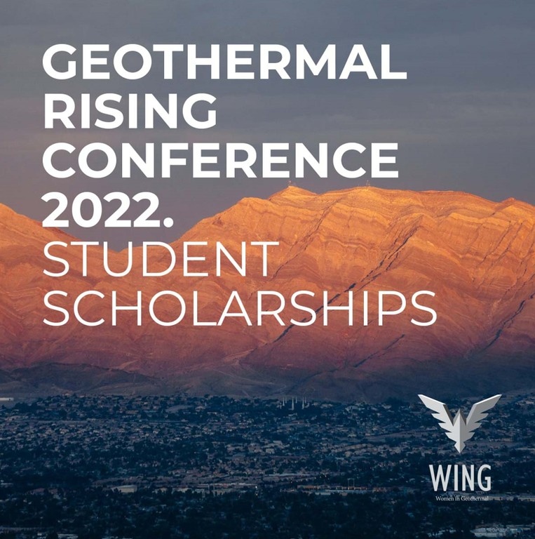 Geothermal Rising Conference 2022. Student Scholarships. Picture of mountains.